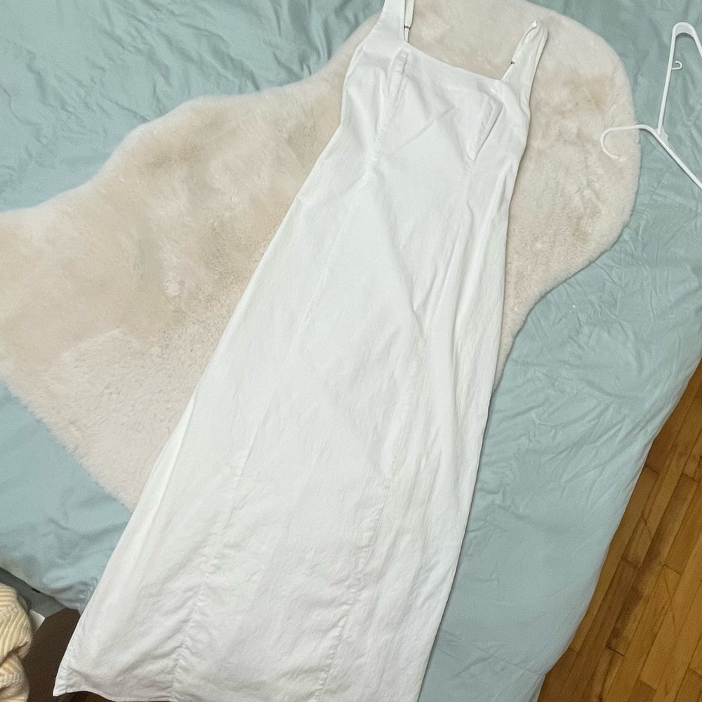 Abercrombie & Fitch stretch cotton midi dress PXS